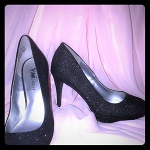 Black Sparkly Heels